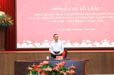 Tổng Bí thư, Chủ tịch nước Tô Lâm: Hà Nội phải đi đầu phát triển kinh tế dựa trên tri thức và dữ liệu
