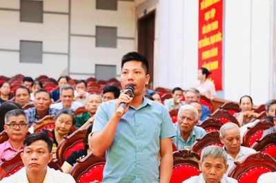 Xã Quang Minh tăng cường đối thoại, lắng nghe ý kiến cử tri