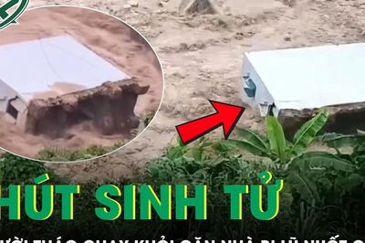Người cha nghẹn ngào kể phút đưa vợ và 4 con tháo chạy trước khi căn nhà bị lũ 'nuốt chửng'