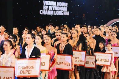 Giải Khiêu vũ thể thao châu Á do Việt Nam đăng cai chính thức khai màn