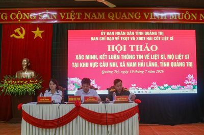 Quảng Trị: Tổ chức hội thảo xác minh thông tin mộ liệt sĩ tại Câu Nhi