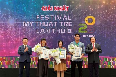 31 tác phẩm được trao giải Festival Mỹ thuật trẻ lần thứ VIII năm 2026