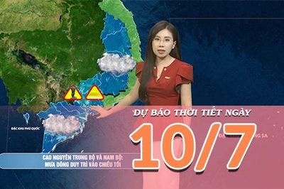 [Video] Dự báo thời tiết ngày 10/7/2026: Bắc Bộ mưa có xu hướng giảm