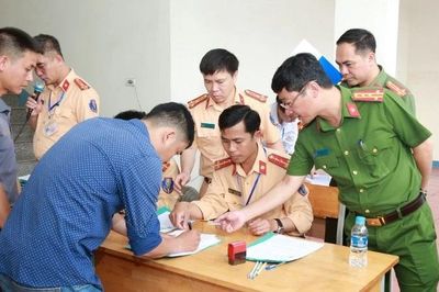 Nghệ An hơn 180 nghìn học viên được sát hạch lái xe trong một năm