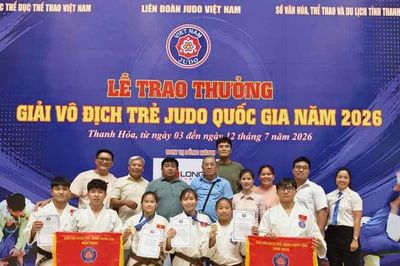 Đoàn Thành phố Hồ Chí Minh giữ vững vị thế số một tại Giải vô địch trẻ Judo quốc gia 2026