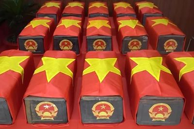 [Video] Đã quy tập 29 bộ hài cốt liệt sĩ tại Công viên Lê Thị Riêng