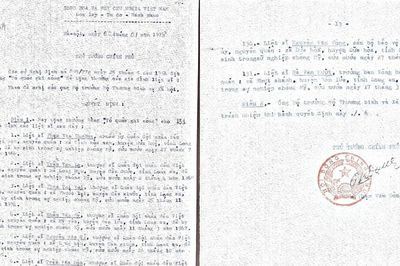 Thông tin về liệt sĩ Huỳnh Văn Quyên tại Trung tâm Lưu trữ quốc gia III