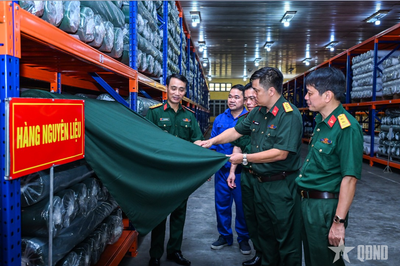 Làm tốt công tác quản lý, cấp phát hàng quân nhu