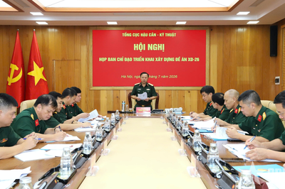Tổng cục Hậu cần - Kỹ thuật triển khai xây dựng Đề án mua sắm trang bị phương tiện (XD-26)