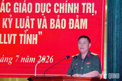 Bộ CHQS tỉnh Thái Nguyên: Tăng cường giáo dục chính trị, quản lý tư tưởng, duy trì kỷ luật