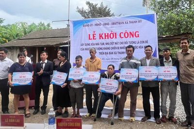 Khởi công xóa nhà tạm cho thân nhân người có công cách mạng