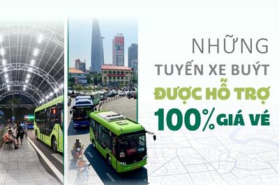Những tuyến xe buýt được hỗ trợ 100% giá vé