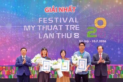 31 giải thưởng được trao tại Festival Mỹ thuật trẻ lần VIII