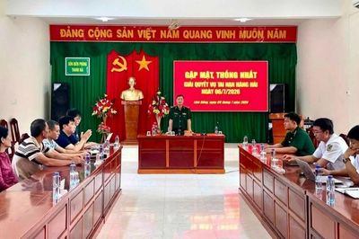 Vụ tàu cá bị tàu hàng đâm chìm trên biển: Thống nhất bồi thường hơn 2,5 tỷ đồng
