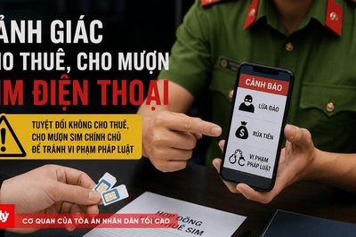 Cho mượn sim điện thoại, coi chừng vướng vòng lao lý