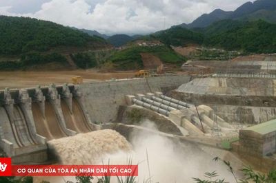 Mưa lớn thượng nguồn, thủy điện Trung Sơn tăng lưu lượng xả về hạ du