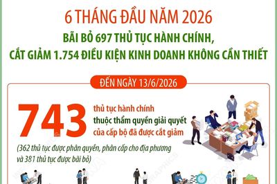 Bãi bỏ 697 thủ tục hành chính, cắt giảm 1.754 điều kiện kinh doanh không cần thiết