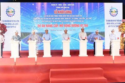 Đồng Nai khởi công 3 trục giao thông chiến lược, tăng tốc kết nối sân bay Long Thành