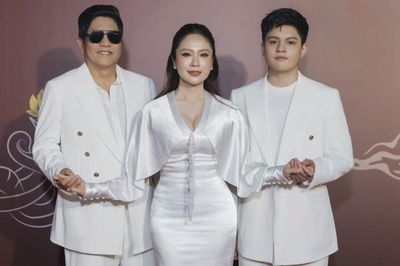 Gia đình Thanh Thúy và Đức Thịnh chiếm spotlight với trang phục 'ton sur ton'