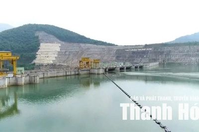 Vận hành điều tiết hồ chứa thủy điện Trung Sơn từ 14 giờ ngày 10/7