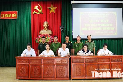 Hoằng Tiến ra mắt mô hình 'Cơ sở lưu trú tham gia bảo đảm ANTT trong quản lý người nước ngoài'