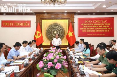 Thanh Hóa cần xây dựng kịch bản tăng trưởng 6 tháng cuối năm sát thực tiễn, khả thi