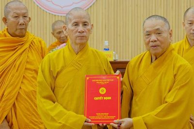 Chuẩn y nhân sự Ban Trị sự Giáo hội Phật giáo Việt Nam tỉnh An Giang nhiệm kỳ 2026 - 2031