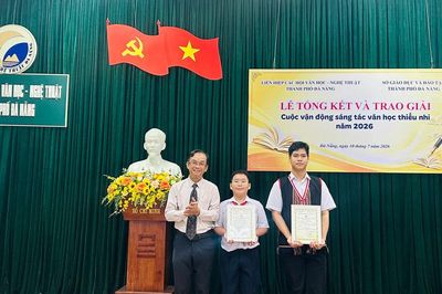 Trao 41 giải thưởng Cuộc vận động sáng tác văn học thiếu nhi thành phố Đà Nẵng năm 2026
