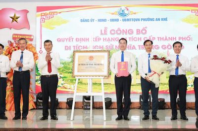 Xếp hạng Nghĩa trủng Gò Đồ là di tích lịch sử cấp thành phố