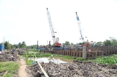 Bảo đảm an toàn công trường trong mùa mưa, bão