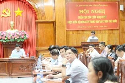 Đồng Tháp: Triển khai các luật, nghị quyết mới ban hành của Quốc hội khóa XVI