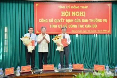 Đồng chí Nguyễn Văn Mười giữ chức Bí thư Đảng ủy các cơ quan Đảng tỉnh Đồng Tháp