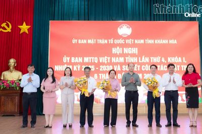 Hội nghị Ủy ban MTTQ Việt Nam tỉnh Khánh Hòa lần thứ 4, khóa I, nhiệm kỳ 2025 - 2030