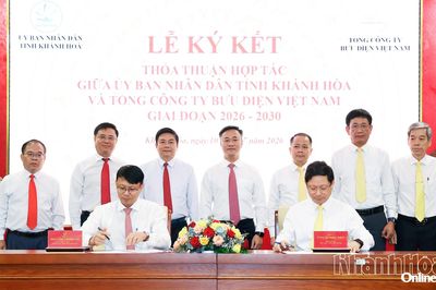 UBND tỉnh Khánh Hòa ký kết thỏa thuận hợp tác với Tổng Công ty Bưu điện Việt Nam