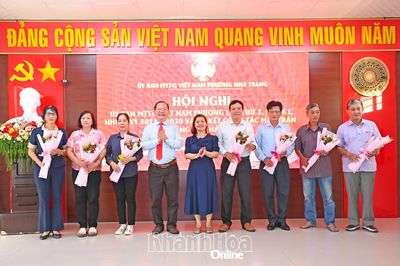 Hiệp thương cử bổ sung 8 Ủy viên Ủy ban MTTQ Việt Nam phường Nha Trang