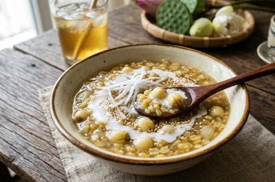 Chè đậu xanh hạt sen - món ăn thanh nhiệt, giải độc ngày hè