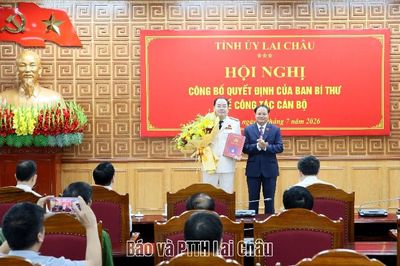 Hội nghị công bố quyết định của Ban Bí thư về công tác cán bộ