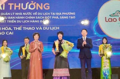 Lào Cai có 7 đơn vị, doanh nghiệp được trao giải thưởng về du lịch tại VITA Awards 2026