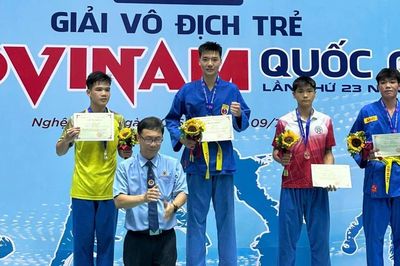 Đội tuyển Vovinam trẻ Lào Cai giành 7 huy chương tại Giải Vô địch trẻ quốc gia năm 2026