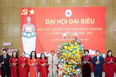 Xây dựng Hội Chữ thập đỏ Lâm Đồng chuyên nghiệp, hiện đại, vì sự nghiệp nhân đạo