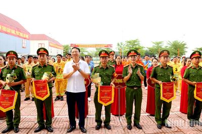 Xã Phát Diệm đạt giải Nhất Hội thi nghiệp vụ chữa cháy và cứu nạn, cứu hộ Cụm thi số 10 năm 2026