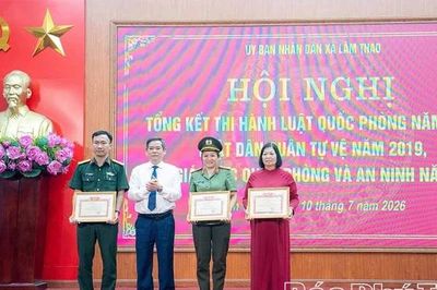 Lâm Thao tổng kết thi hành các luật về quốc phòng, dân quân tự vệ và giáo dục quốc phòng, an ninh