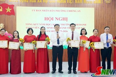 Phường Chiềng An vinh danh 71 giáo viên, học sinh có thành tích xuất sắc