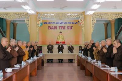 Gia Lai: Ban Thường trực Ban Trị sự Phật giáo tỉnh họp triển khai công tác Phật sự
