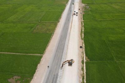 Nhà thầu thi công thiếu khoa học, dự án nâng cấp QL46 Nghệ An vẫn 'lụt' tiến độ