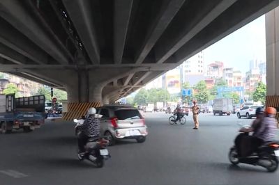 Công an Thành phố tổ chức phân luồng giao thông ngày 11/7