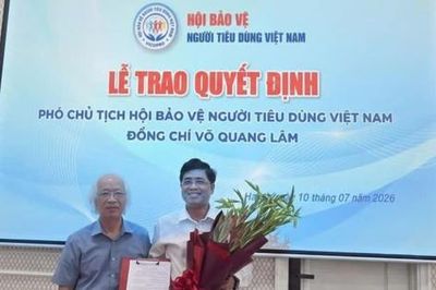 Hội Bảo vệ Người tiêu dùng Việt Nam bổ nhiệm ông Võ Quang Lâm làm Phó Chủ tịch
