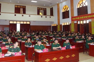 Bộ Chỉ huy Quân sự tỉnh sinh hoạt chính trị, quản lý tư tưởng và giữ vững kỷ luật