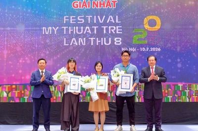 Trao 31 giải thưởng tại Festival Mỹ thuật trẻ