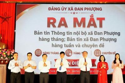 Xã Đan Phượng ra mắt bản tin điện tử phục vụ công tác tuyên truyền